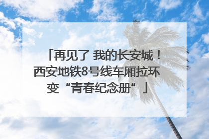 再见了 我的长安城！西安地铁8号线车厢拉环变“青春纪念册”